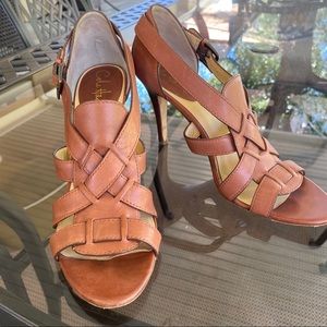 Cole Haan Leather Strap Heels